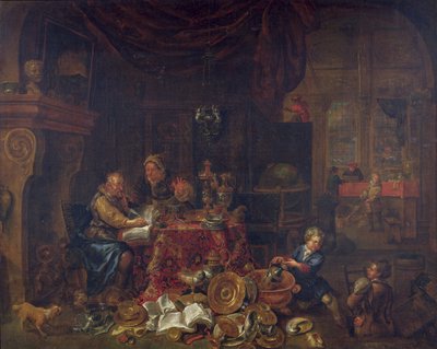 The Moneylenders by Leonard Bramer